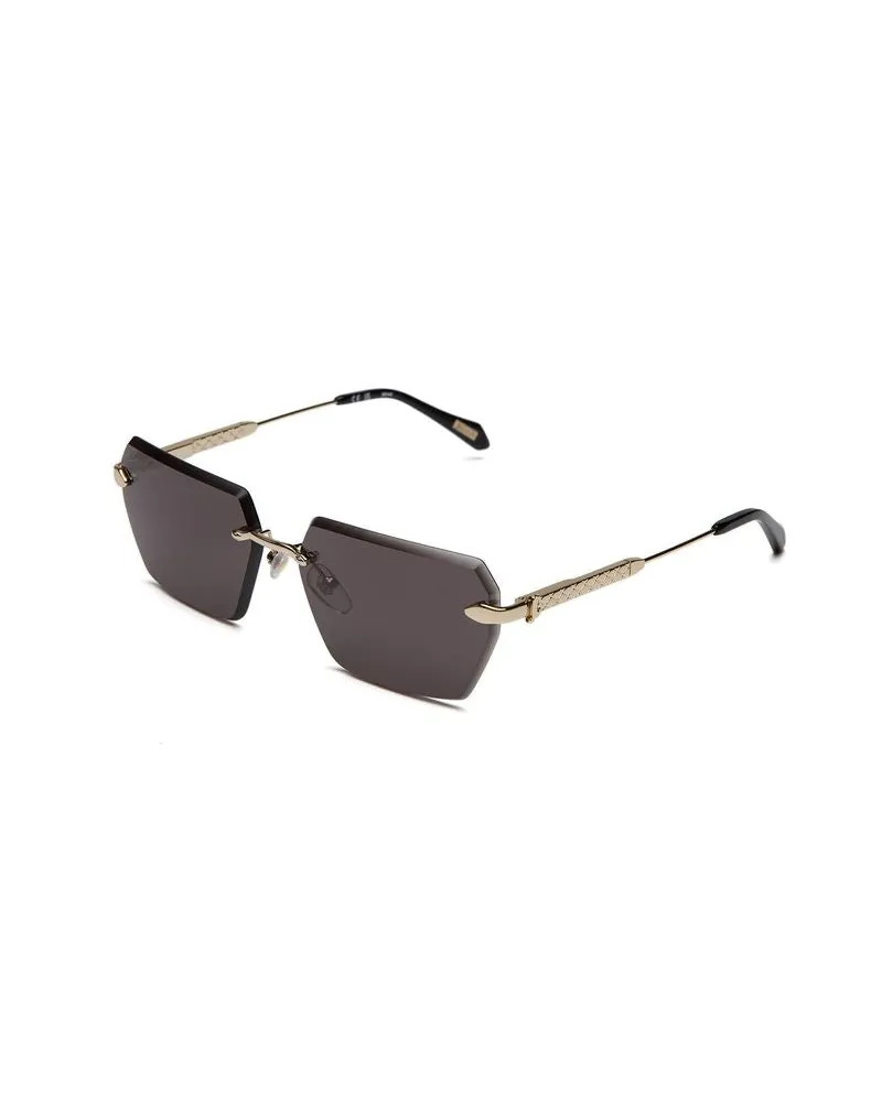 Just Cavalli SJC110 Rimless Metal Sunglasses — Rose gold Rose