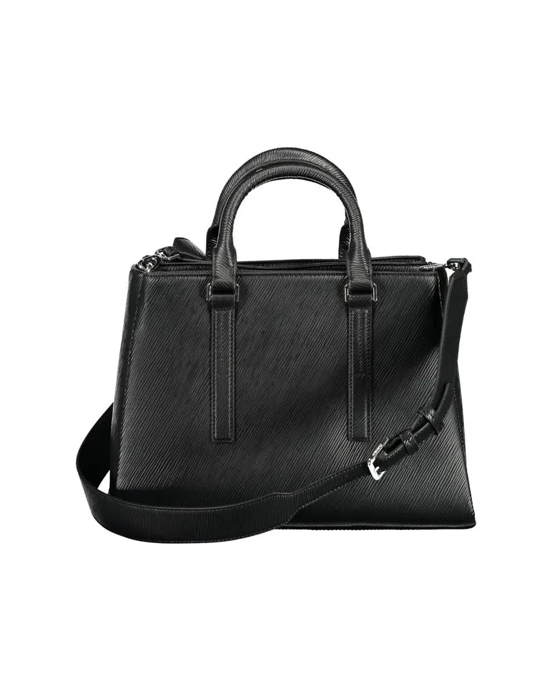 Calvin Klein Synthetic Top Handle Bag — Black Black