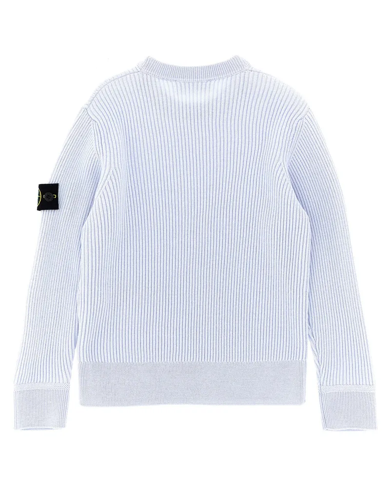Stone Island Ribbed Virgin Wool Sweater — lavender Lavender