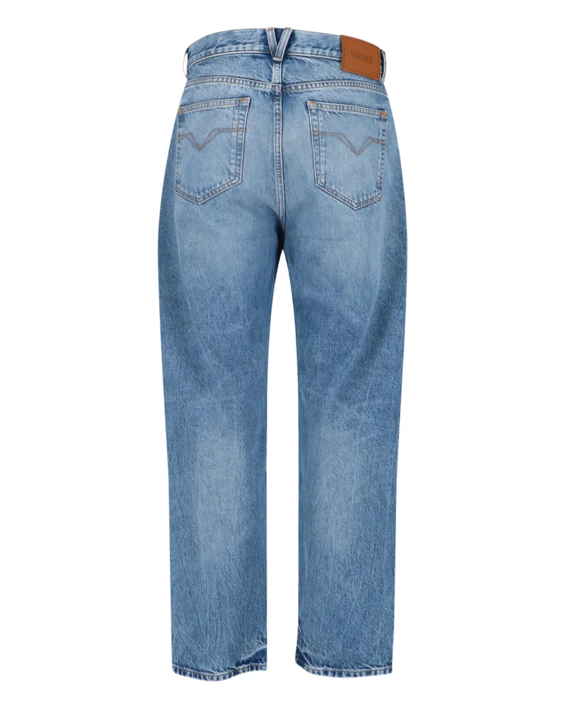 Versace Men's Jeans Blue Outer: Cotton Blue