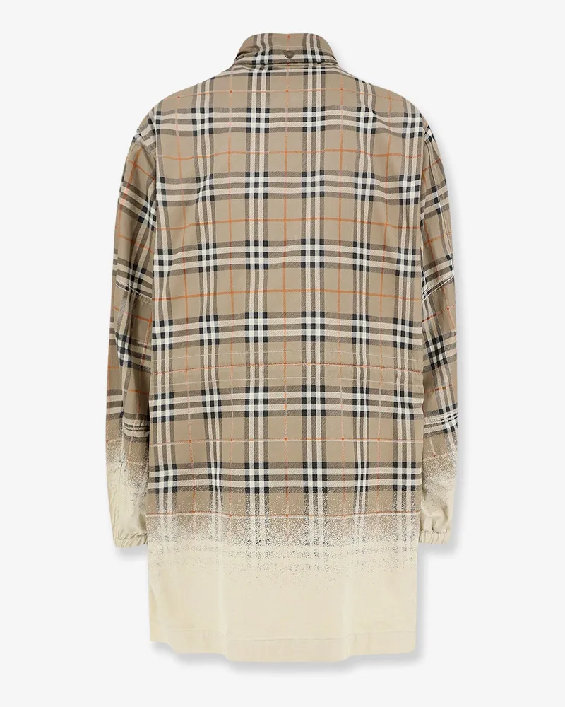 Burberry Men's Cotton Coat Lancaster Beige Beige