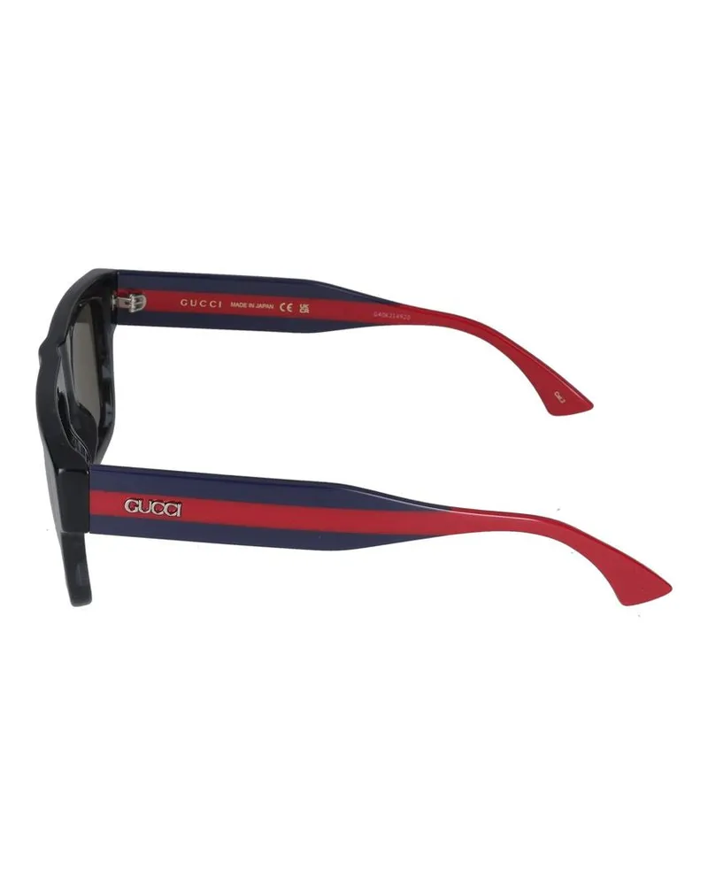 Gucci Men's Sunglasses  Gg1868s 004 Havana Blue Brown 19-145 Acetate Black