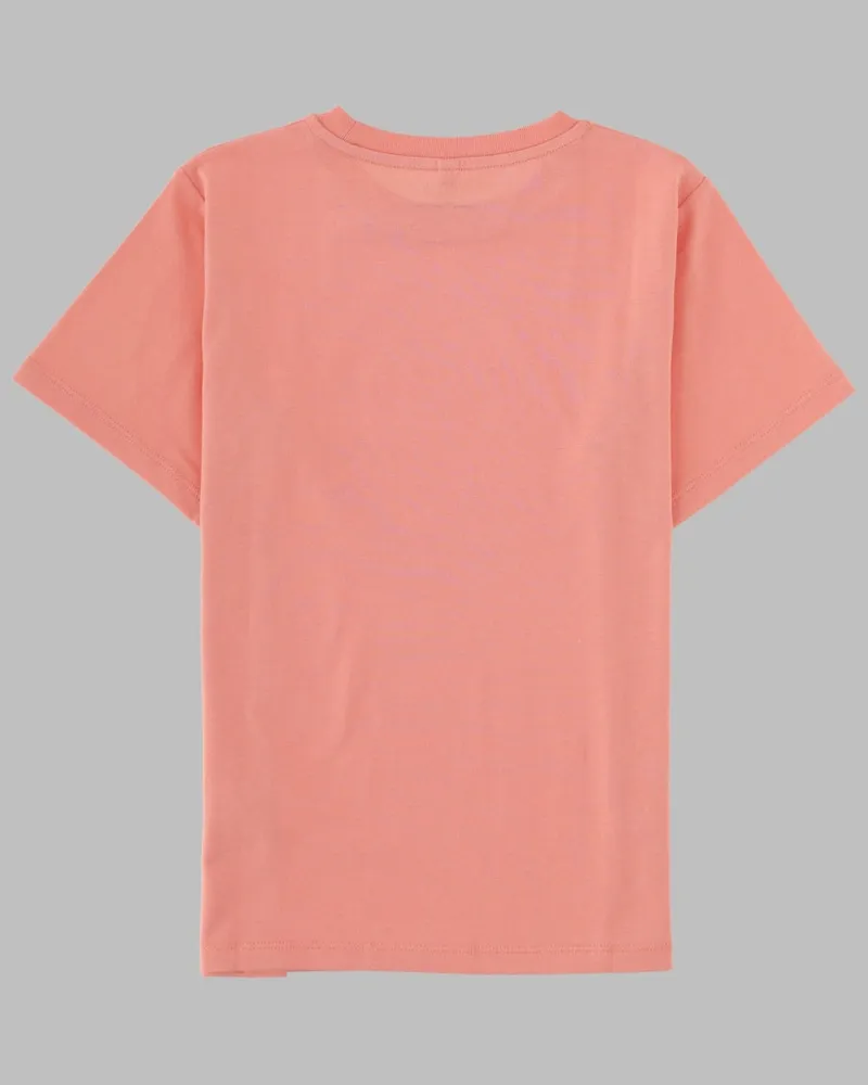 Stella McCartney Logo-Embroidered T-Shirt — Pink Pink