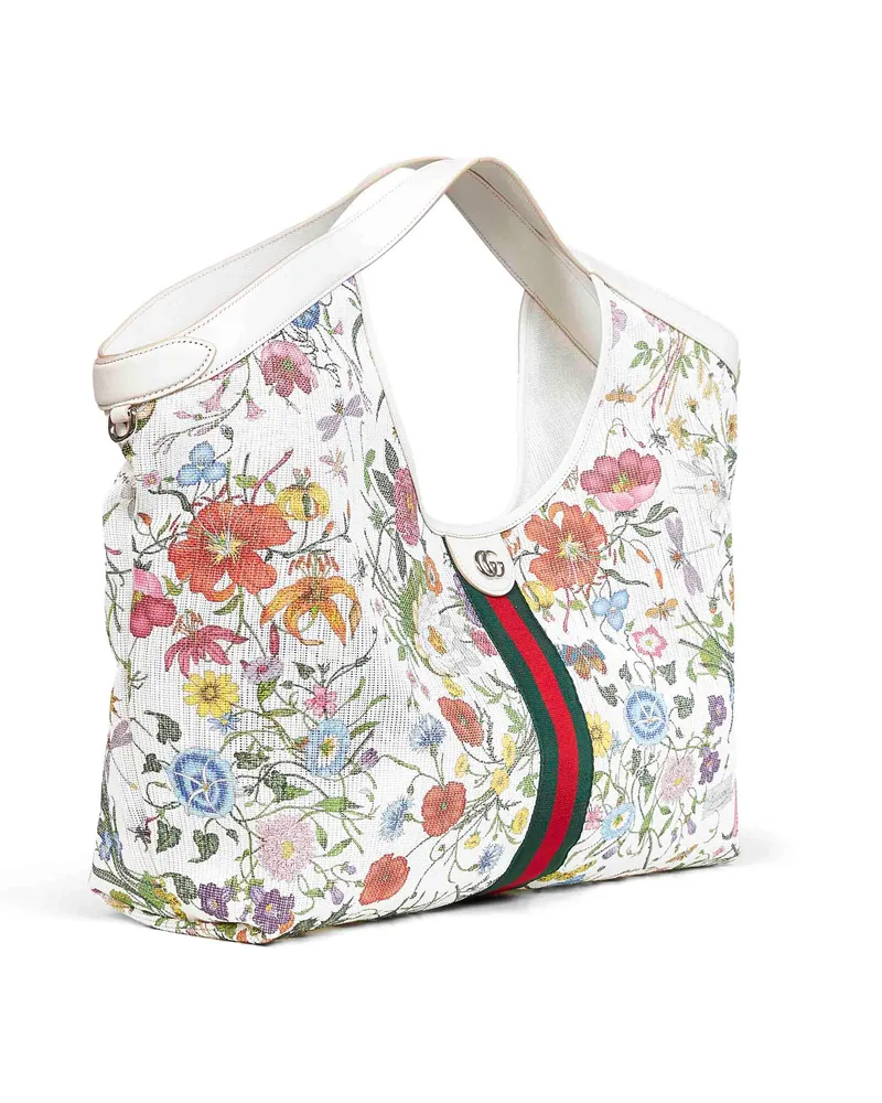Gucci Giglio Synthetic Tote Bag — Multicolor Multicolor