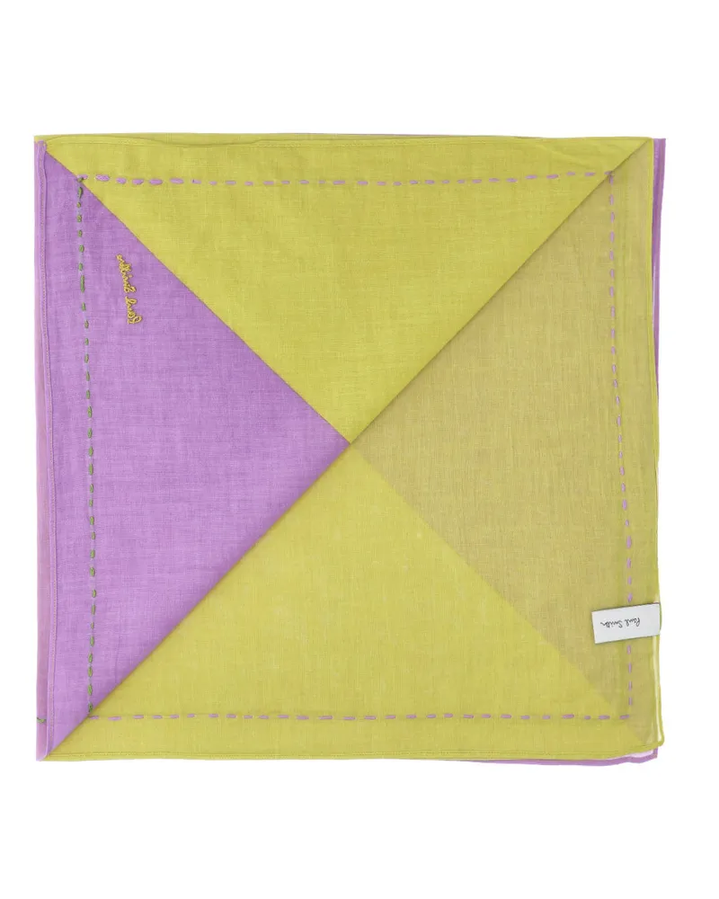 Paul Smith Men's Scarfs Yellow Cotton Yellow