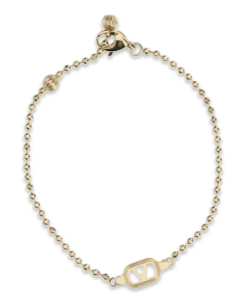 Valentino Garavani Women's Ovalette Bracelet Oro-Crystal Brass Bracelets Oro/crystal Gold