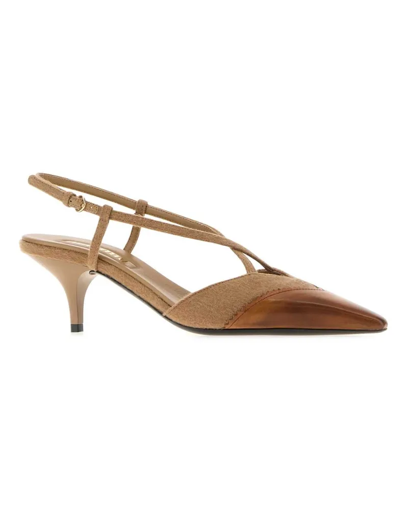 Miu Miu Decolleté Heel — Camel Camel