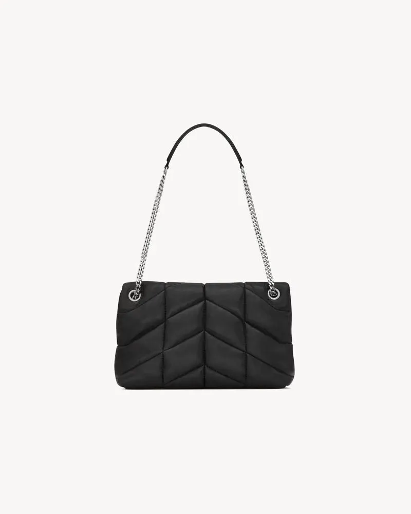 Saint Laurent Unisex Sac Sl H26 Noir Argent Black