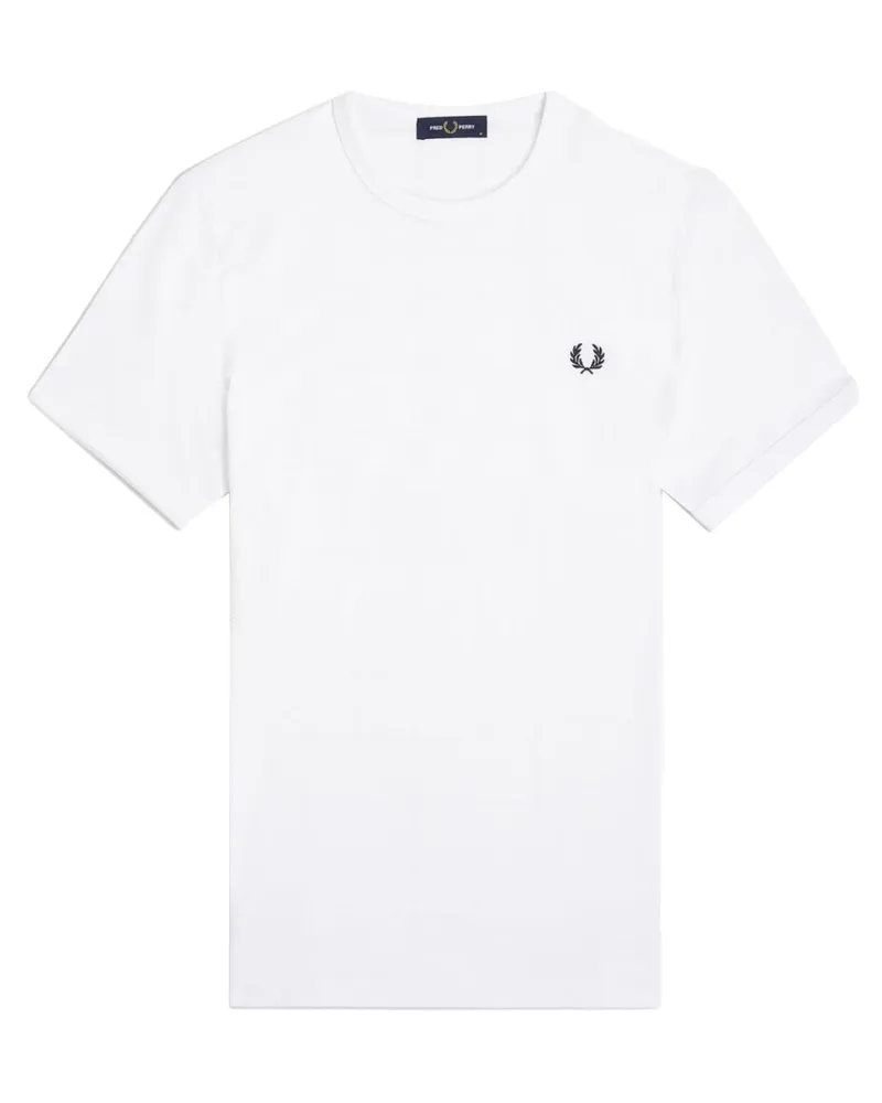 Fred Perry Ringer T-Shirt — White White