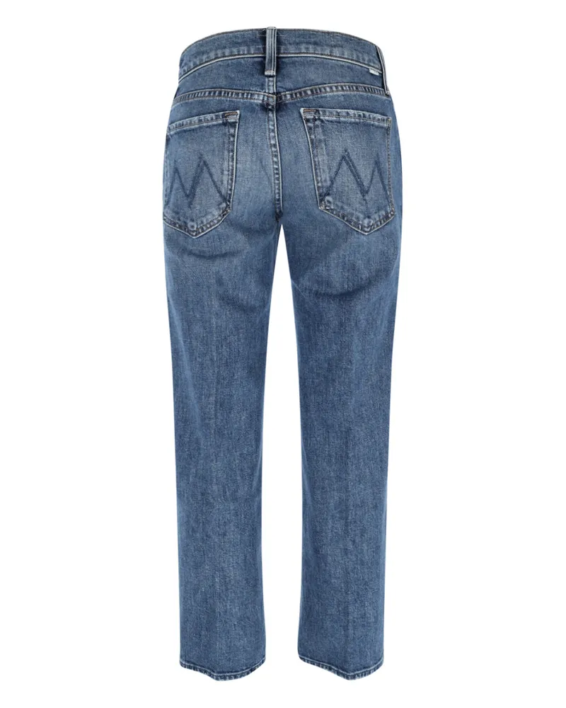Mother Women's Jeans Blue Cotton Blue