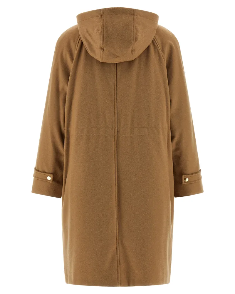 Max Mara Women's Beige Polyamide Parka Clothing Beige