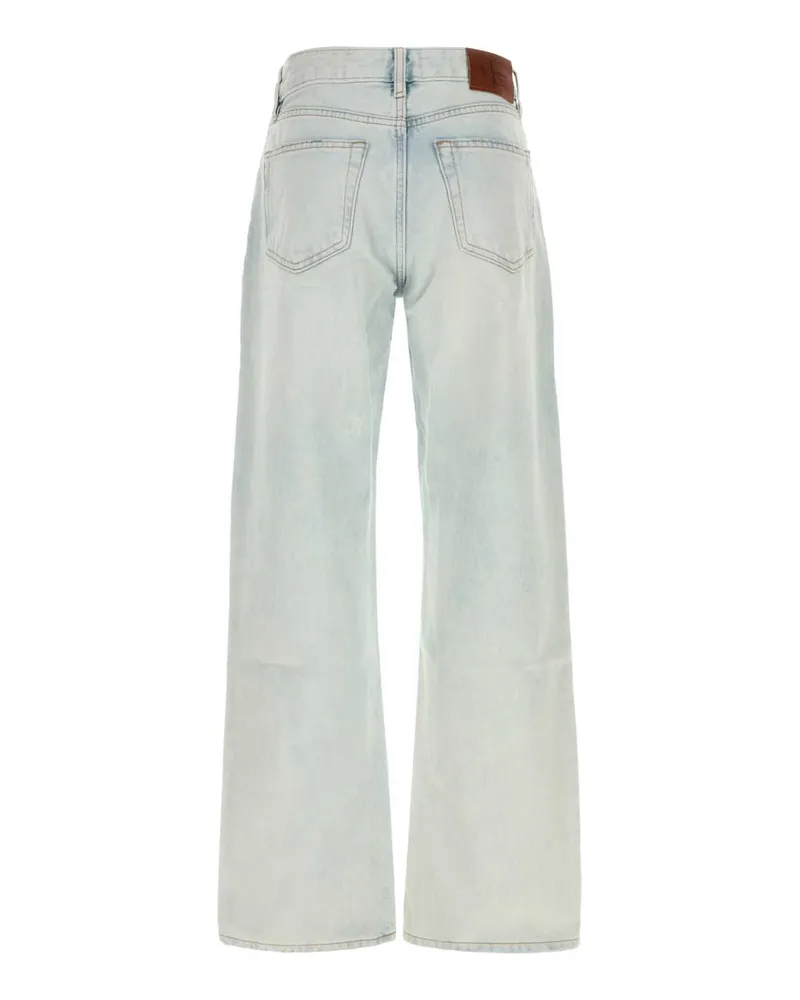 Calvin Klein Women's Light-Blue Denim Jeans Indigocloud Exterior: Cotton Blue