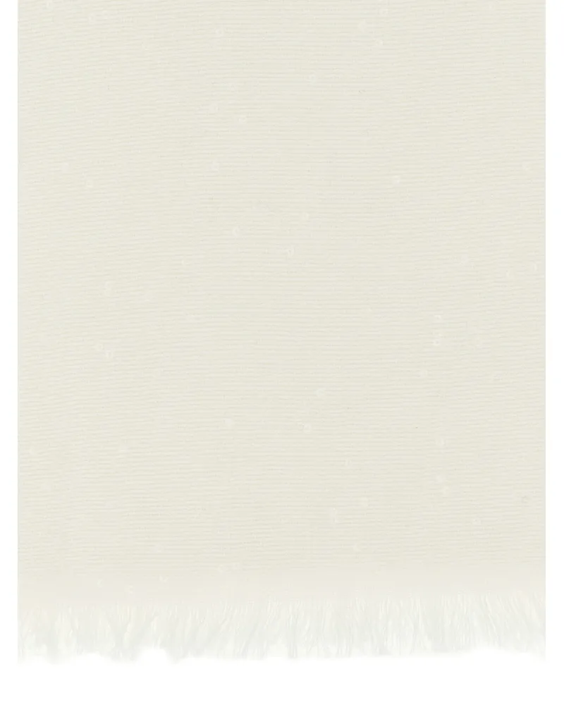 Brunello Cucinelli Women's White Cashmere Scarf White