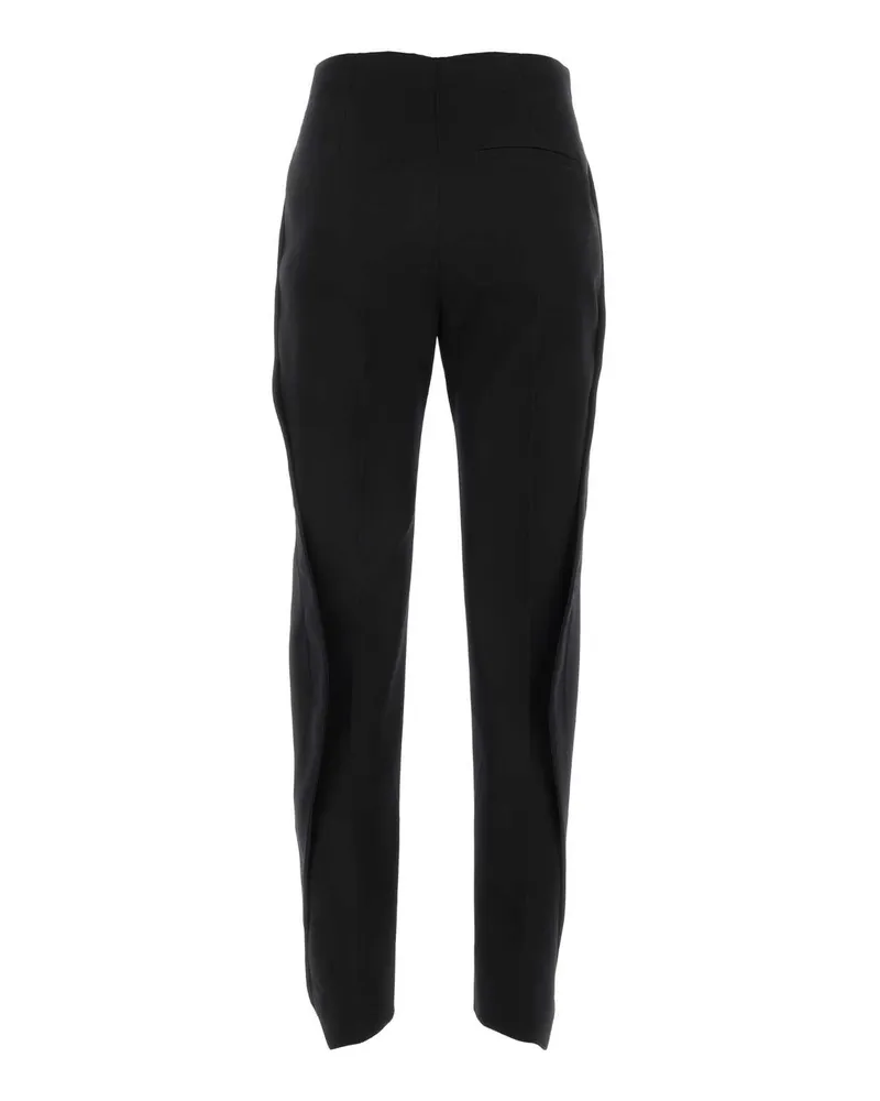 Bottega Veneta Women's Black Wool Pant Exterior: Pantaloni Black
