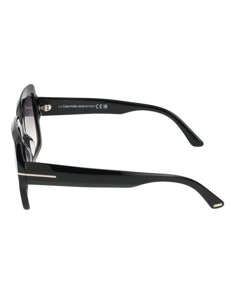 Tom Ford Unisex Sunglasses  Ft1082 01b 21-140 Injected Black