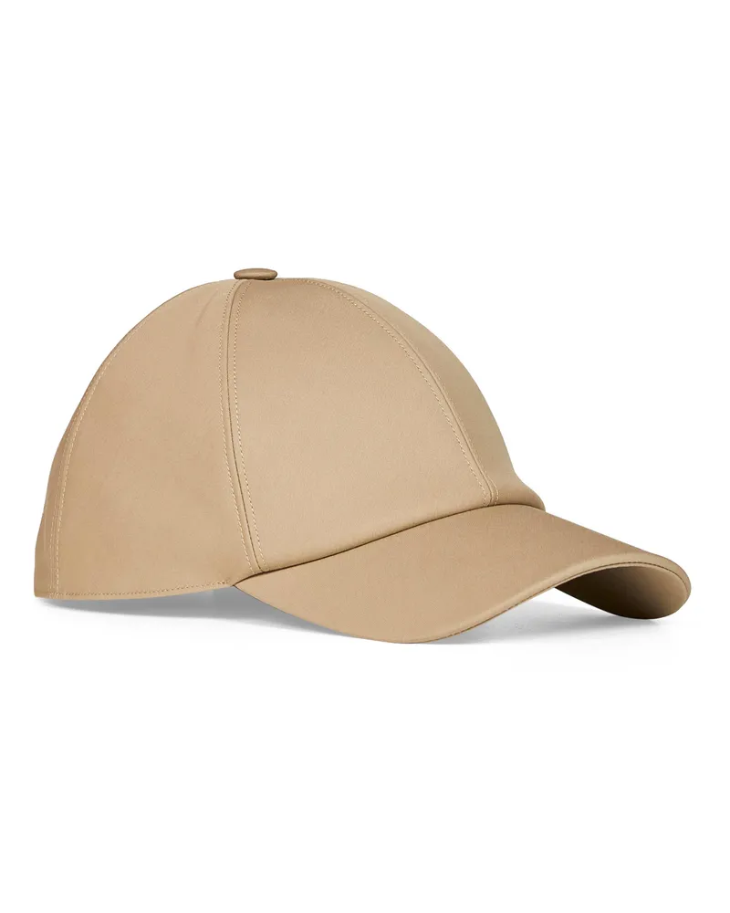 Fendi Men's Baseball Cap Beige Cotton Hat Beige