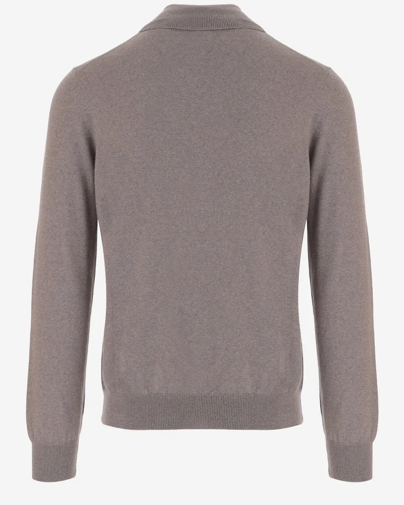 Tagliatore Men's Wool Turtleneck Sweater Beige Beige
