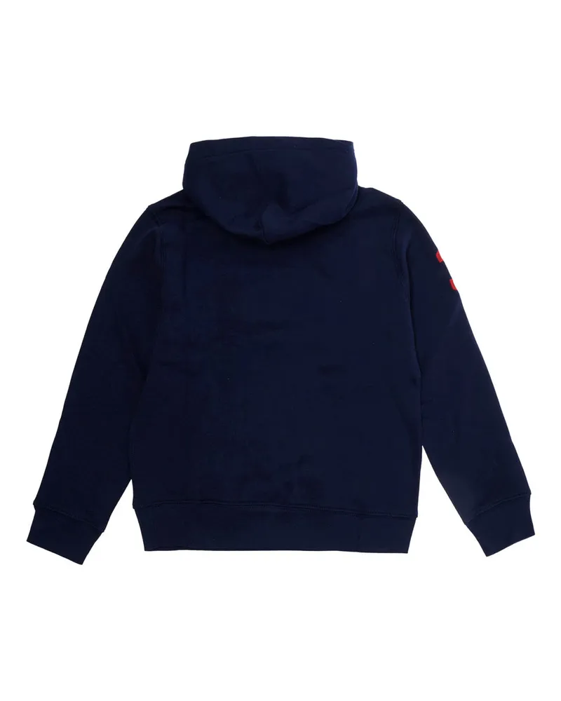 Ralph Lauren Boys' Sweatshirt Blue Tech Fabric Cotton Hoods & Sweatshirts Navy