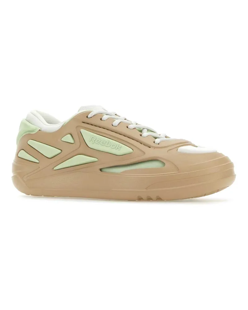 Reebok Men's Multicolor Fabric And Rubber Future Club C Sneakers Beigelig Beige