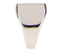Women's Silver Metal Carlo Ring Platinumblackcz Rings