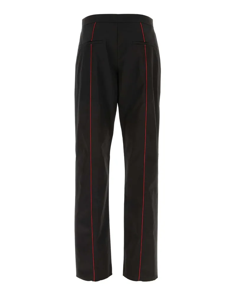 Ferragamo 143649767242 Neroblack Exterior: Polyester Cotton Pantaloni Trousers Black