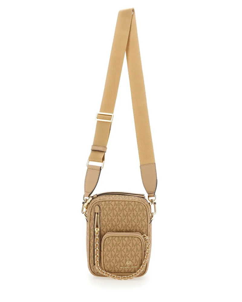 Michael Kors Women's Elliot Shoulder Bag Beige Beige