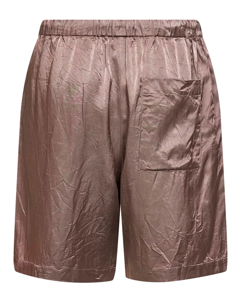 Dries van Noten Men's Shorts Old Rose Pink Cupro Pink