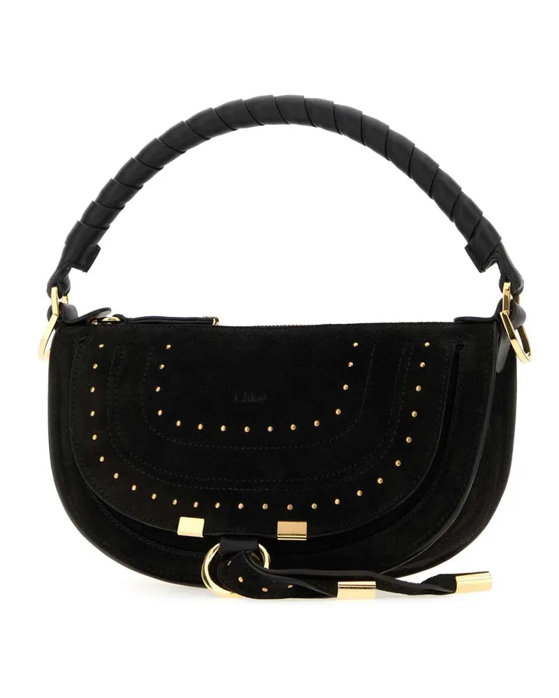 Chloé Marcie Shoulder Bag — Black Black