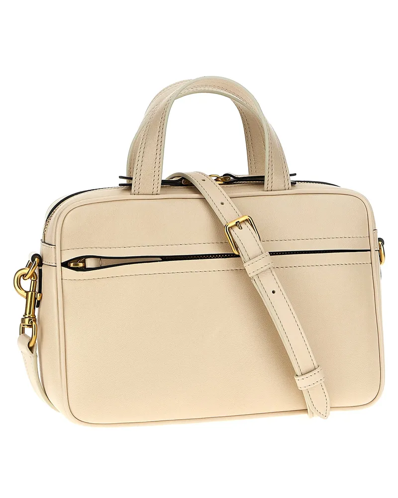 Valentino Garavani Women's Viva Superstar Handbag White Lamb Leather White