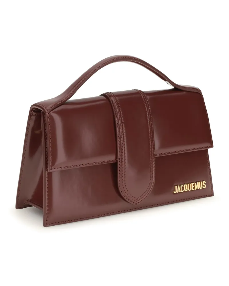 Jacquemus Le Grand Bambino Shoulder Bag — Burgundy Burgundy