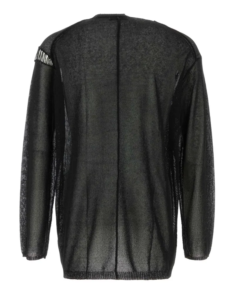 Yohji Yamamoto Men's Black Cotton And Polyester Sweater Exterior: Maglie Black