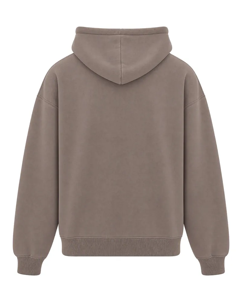 Axel Arigato Gens Washed Hooded Sweatshirt — Brown Brown