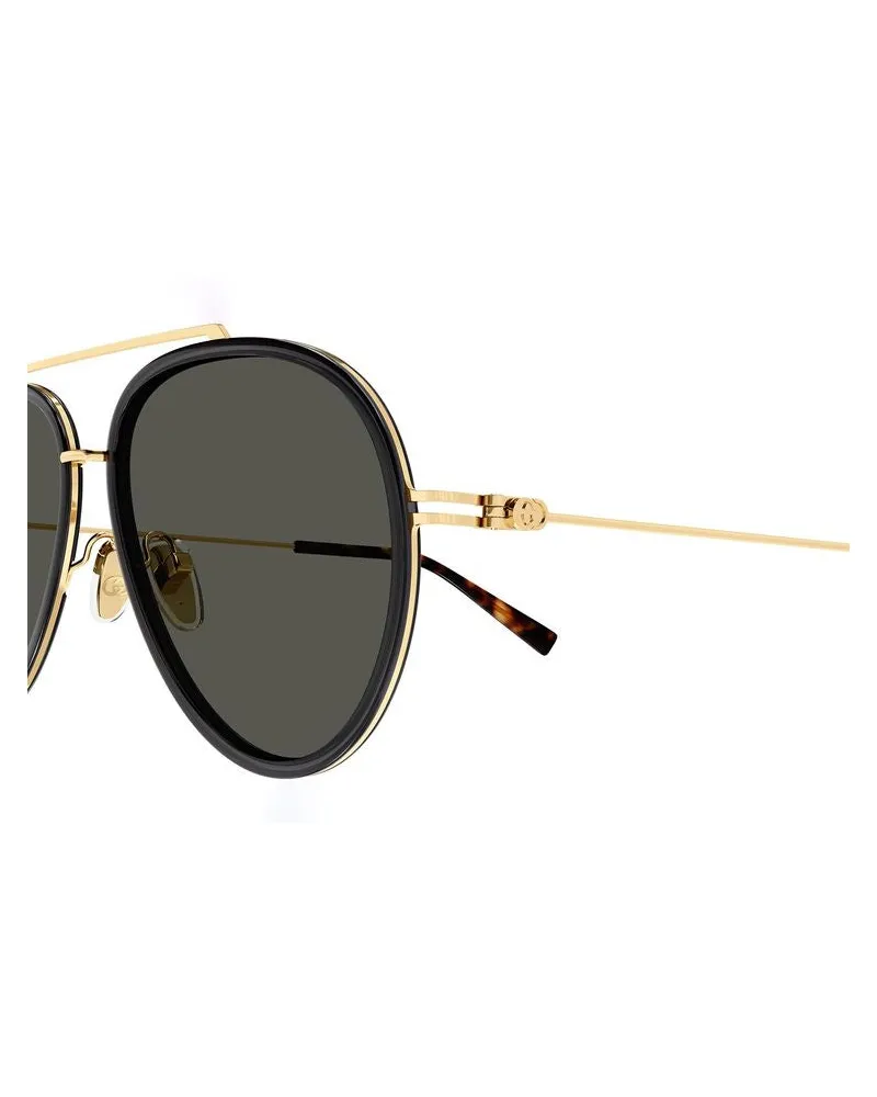 Gucci Unisex Sunglasses Grey Plastic Eyewear Grey