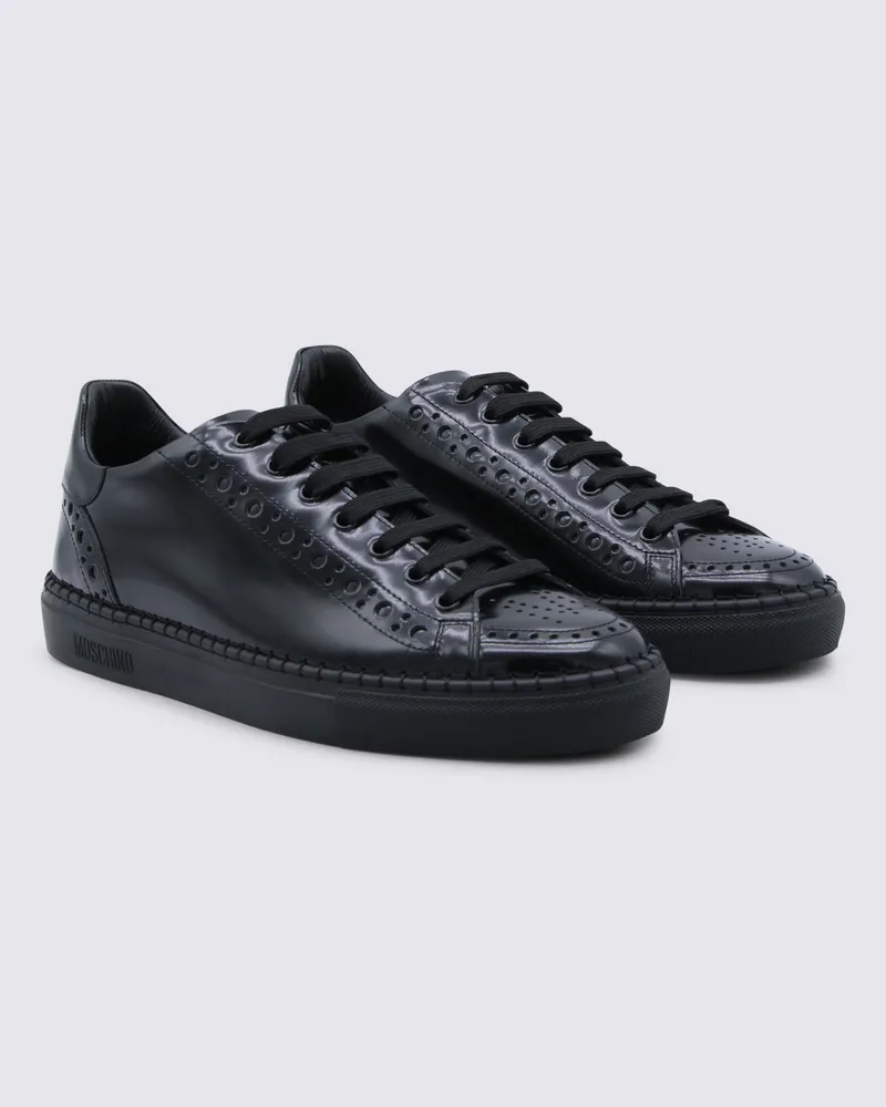 Moschino Men's Sneakers Black _cover Le Sole El Black