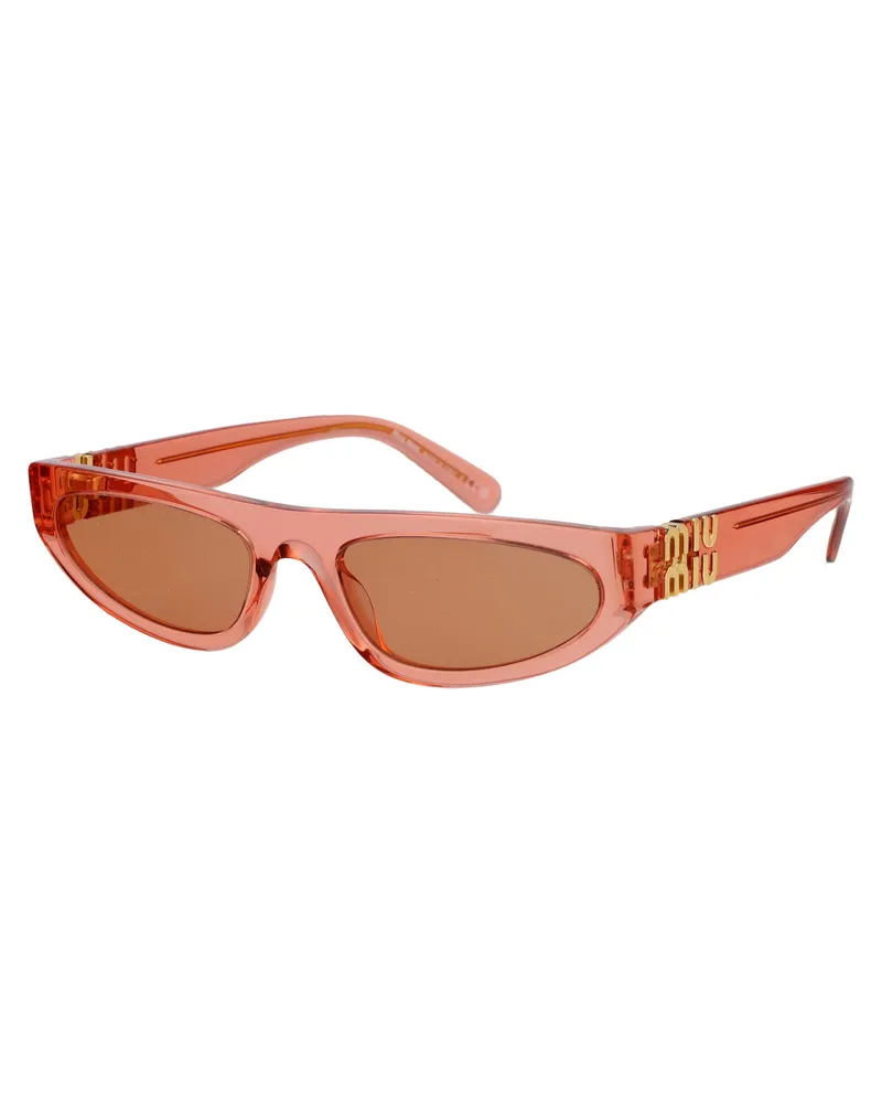 Miu Miu Women's Sunglasses Transparent Tulip Acetate Rose