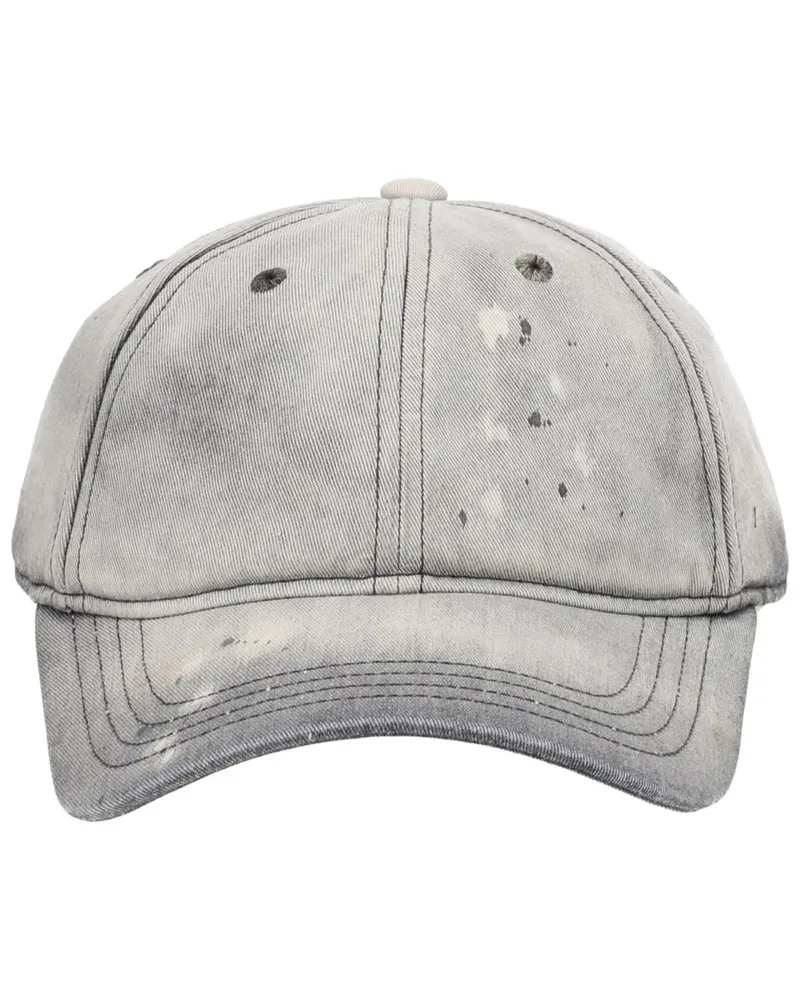 Our Legacy A2268BOC_OCTOWASH Embroidered Baseball Cap — Gray Gray