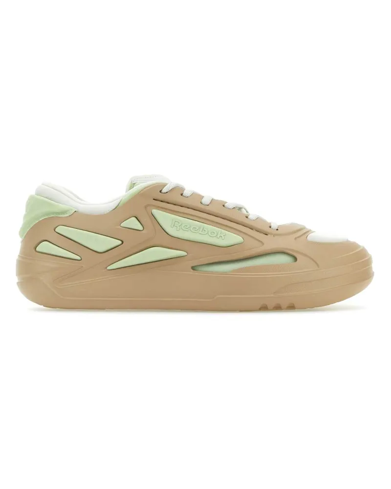 Reebok Men's Multicolor Fabric And Rubber Future Club C Sneakers Beigelig Beige
