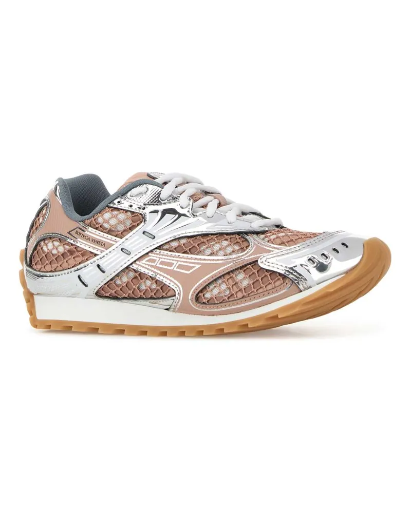 Bottega Veneta Women's Multicolor Orbit Sneakers White-Terra Pink Mocassini White/terra Loafers White