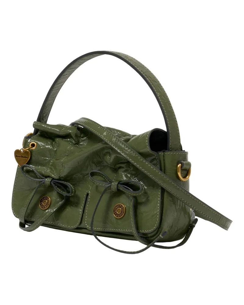 Acne Studios Women's Multipocket Micro Purse -  Leather Green Calfskin Bags Handbags-Purses Green