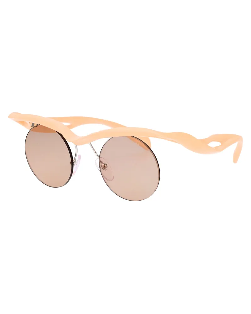 Prada Men's Sunglasses Injected Frame Blue Beige
