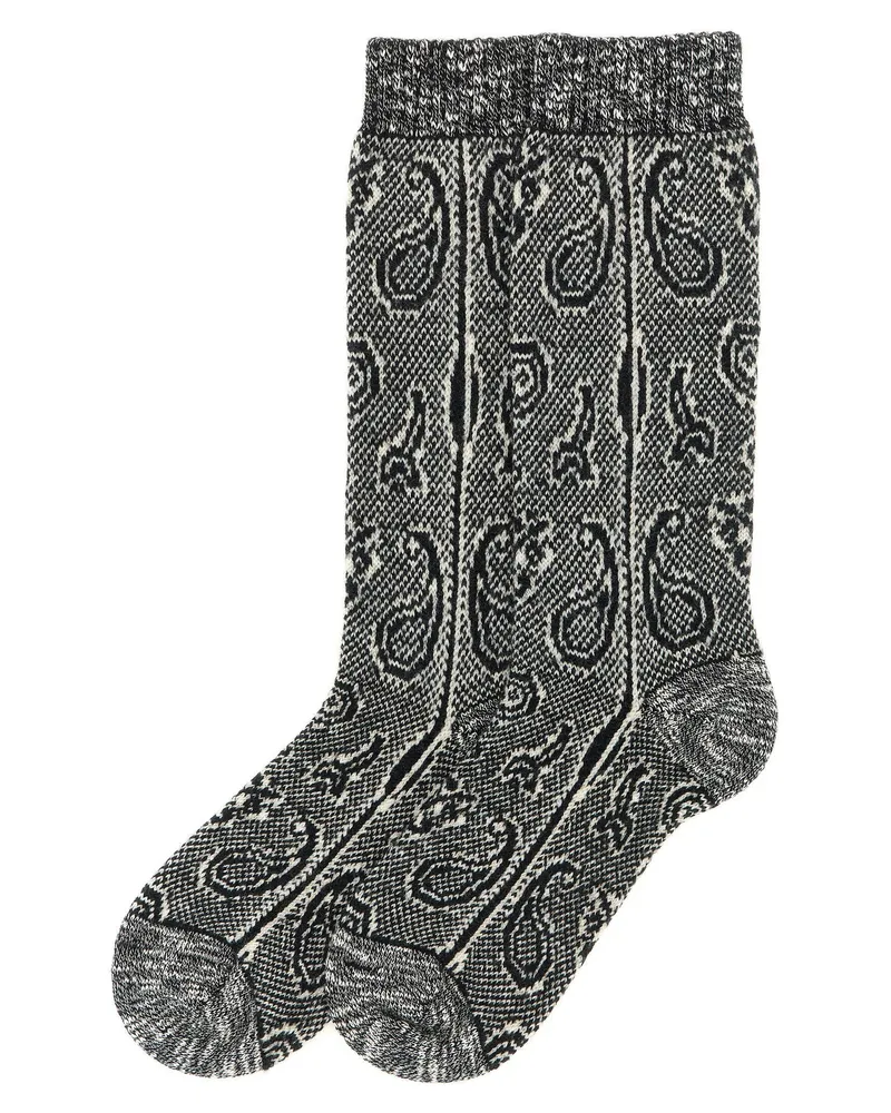 Dries van Noten Paisley Jacquard Socks 