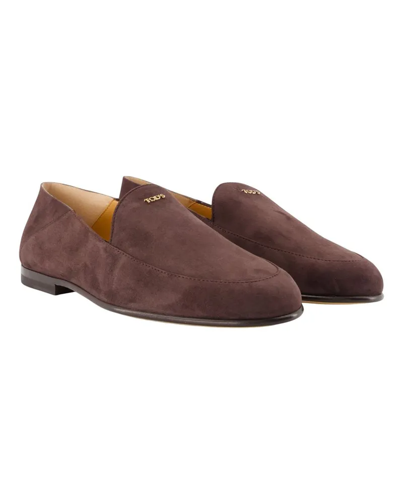 TOD'S Women's Leather Loafer Brown Goatskin Brown