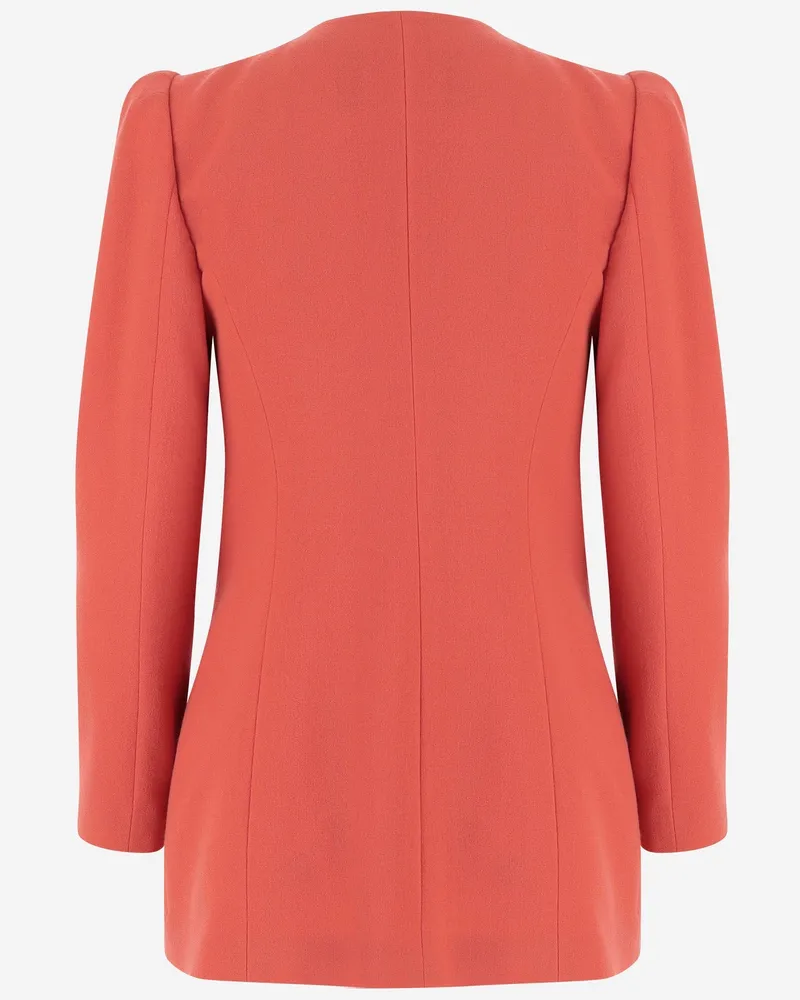 Valentino Garavani Women's Dress Virgin-Wool Pink Virgin Wool Pink