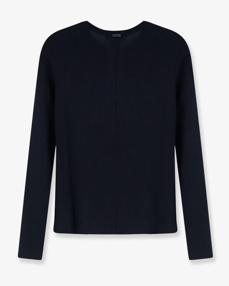 Max Mara Women T-Shirt Mxmsalmone Blue Lyocell T-Shirts & Jerseys Navy