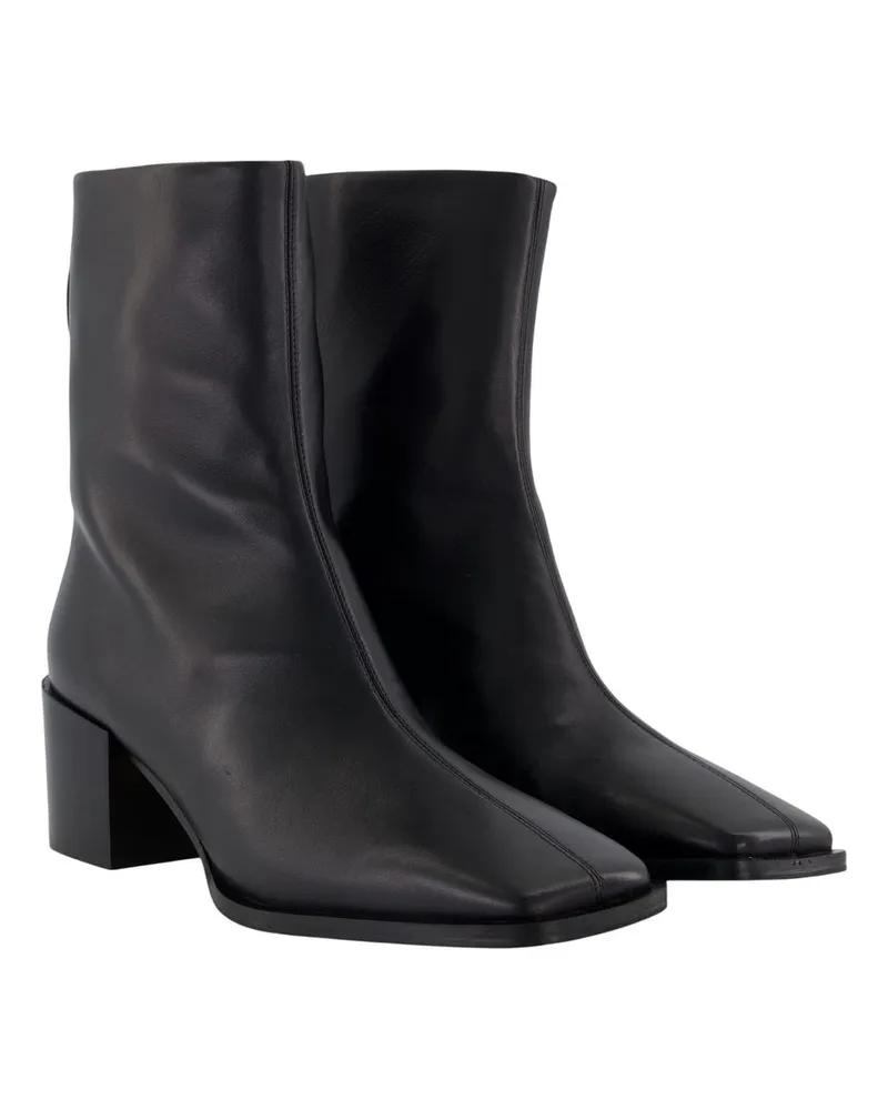 aeyde Amina Ankle Boot — Black Black