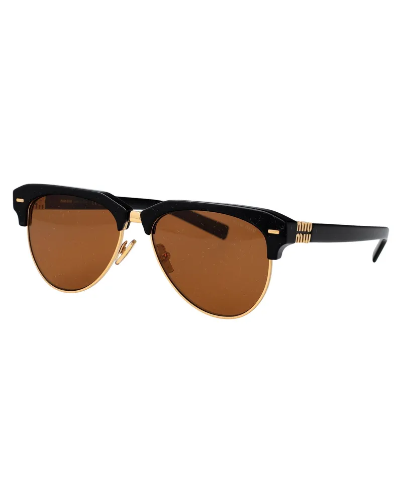 Miu Miu Women's Sunglasses Black Acetate Black