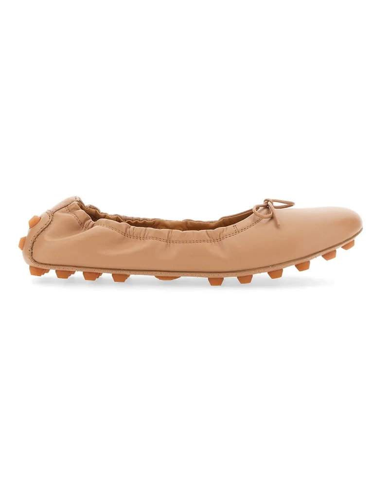 TOD'S Ballerina Bubble Flat — Pink 
