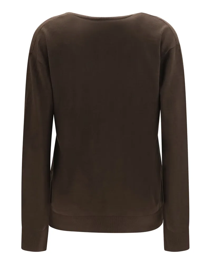 Totême Cashmere-Blend Sweater — Brown Brown