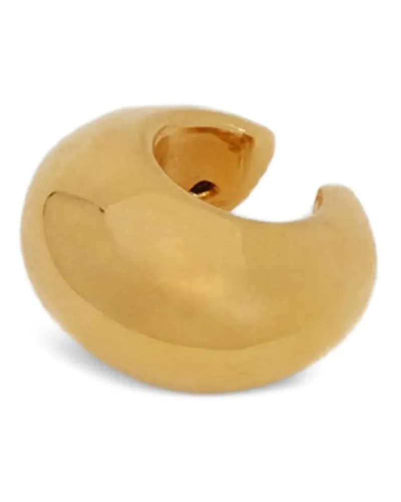 Jil Sander Women's Gold Brass Earrings Gold