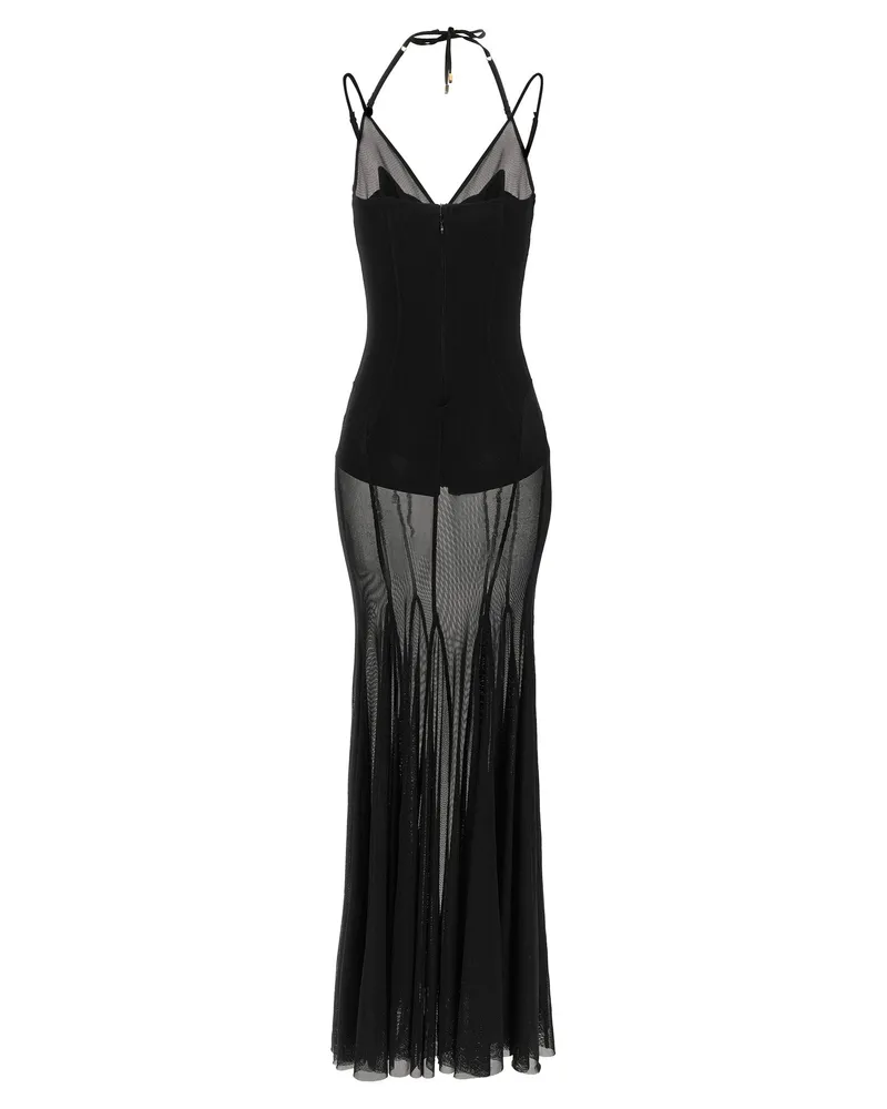 Elisabetta Franchi Red Carpet Dress — Black Black
